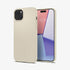 ACS06544 - iPhone 15 Pro Max Case Thin Fit in black showing the back